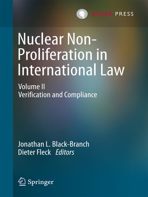 cover image of Nuclear Non-Proliferation in International Law